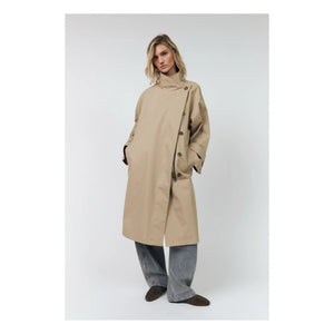 Lollys Laundry - Russi Cotton Trench Coat | Beige