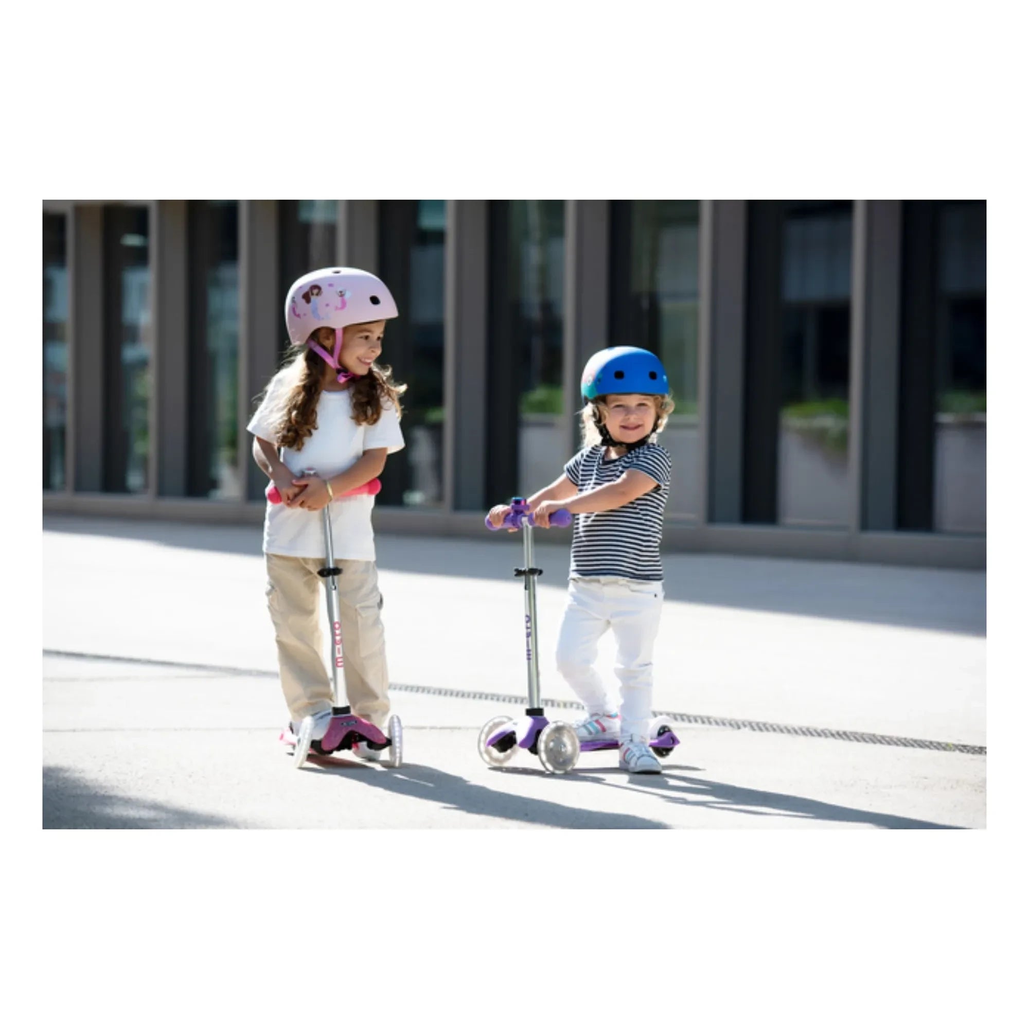 Micro - Mini LED Glitter Scooter | Pink