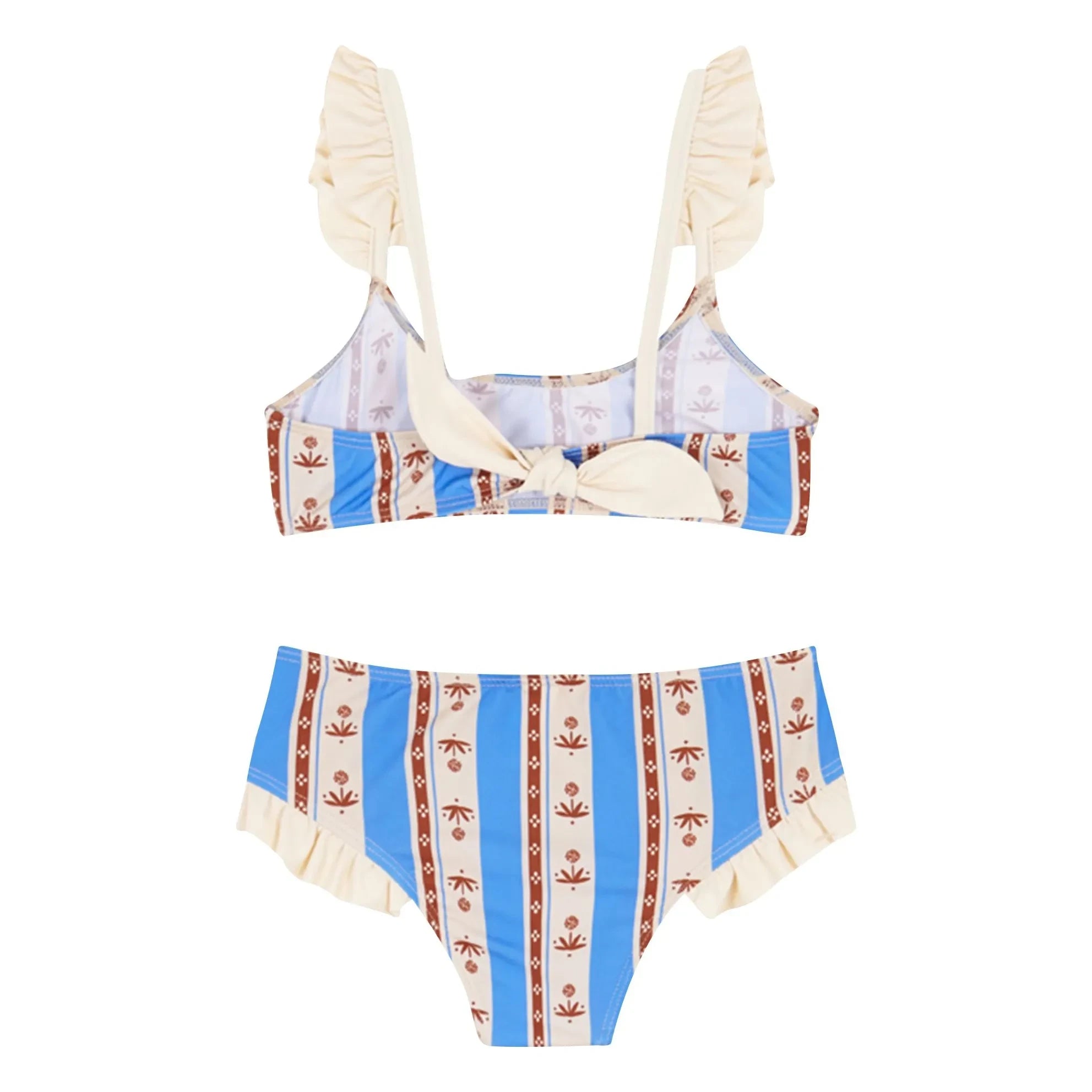 Birinit - Sena 2-Piece Striped Jersey | Azure Blue