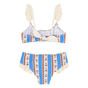 Birinit - Sena 2-Piece Striped Jersey | Azure Blue