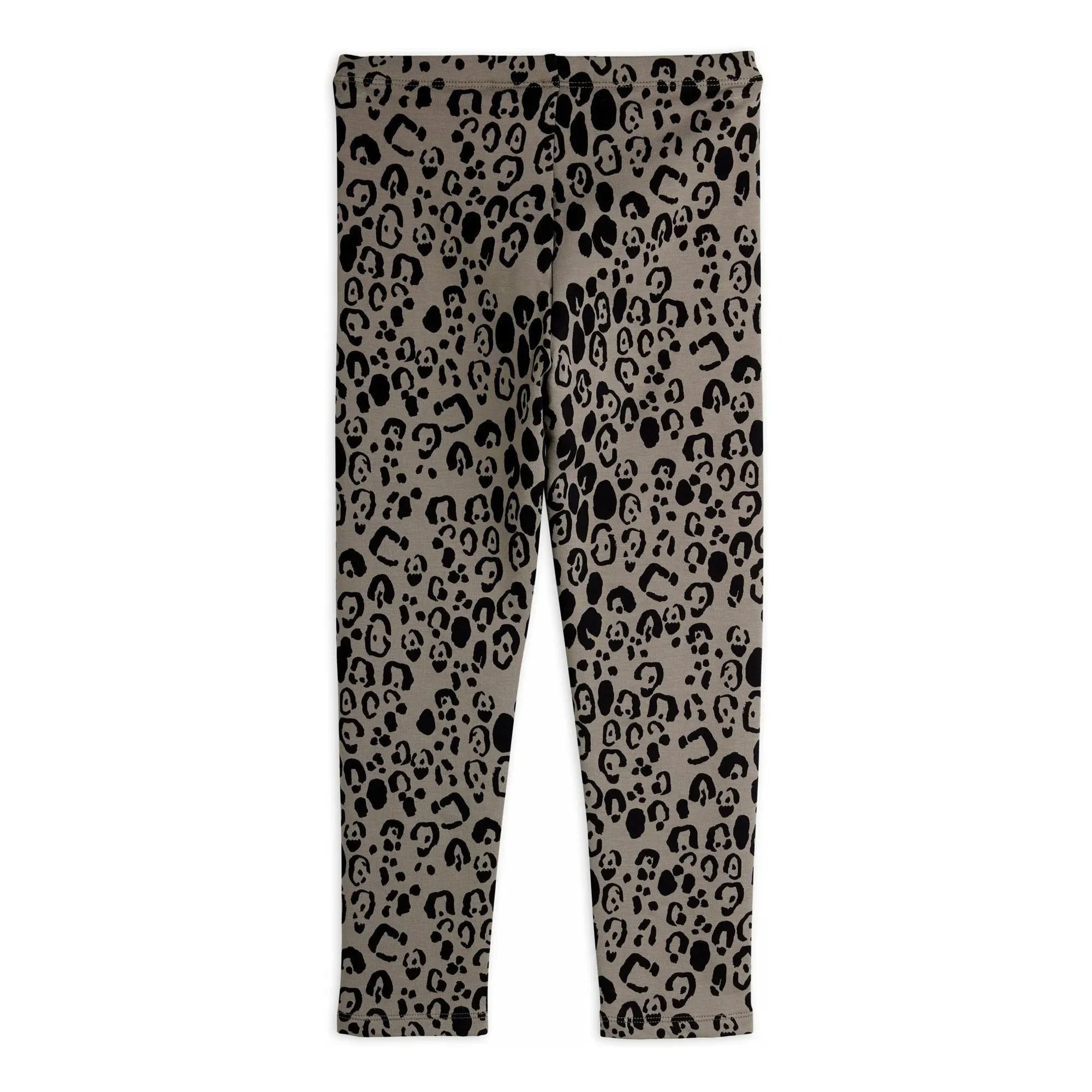 Mini Rodini - Organic Cotton Leopard Leggings | Gray