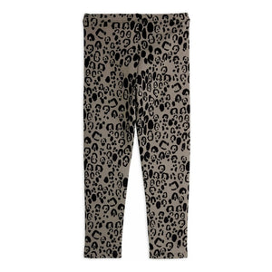 Mini Rodini - Organic Cotton Leopard Leggings | Gray