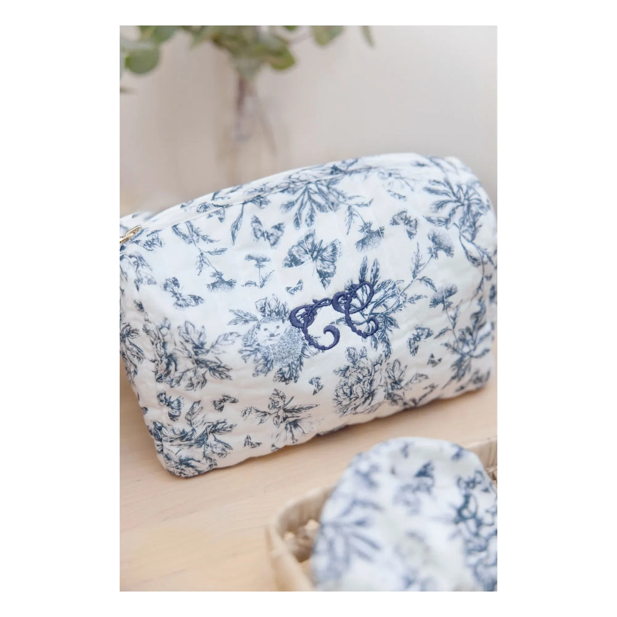 Tartine et Chocolat - Toiletry bag Toile de Jouy | Navy Blue
