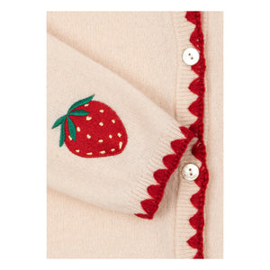 Konges Sløjd - Collette Strawberry Wool Sweater | Cream