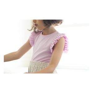 Soor Ploom - Organic Cotton Floral Print Stretchy Leggings | Lilac