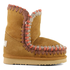 Mou - Eskimo Suede Stitch Boots | Cognac