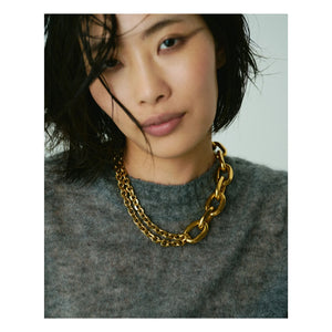 Perrine Taverniti - Edgar Double Chain Necklace | Gold