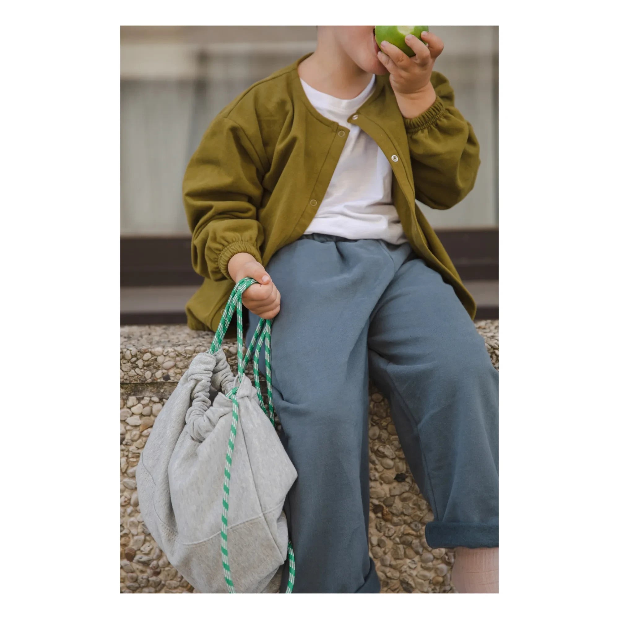 Studio Noos - Jersey Sports Bag | Heather Grey