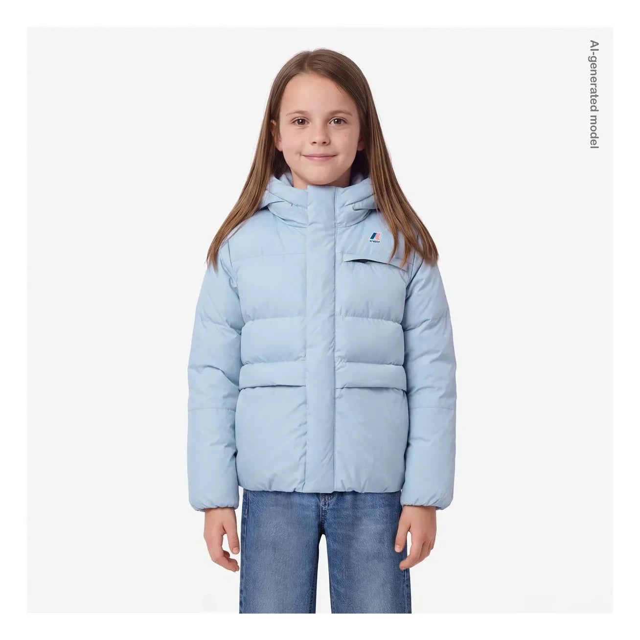 K-way - Le Vrai 4.0 Aurele High-Warmth Down Jacket | Light Blue