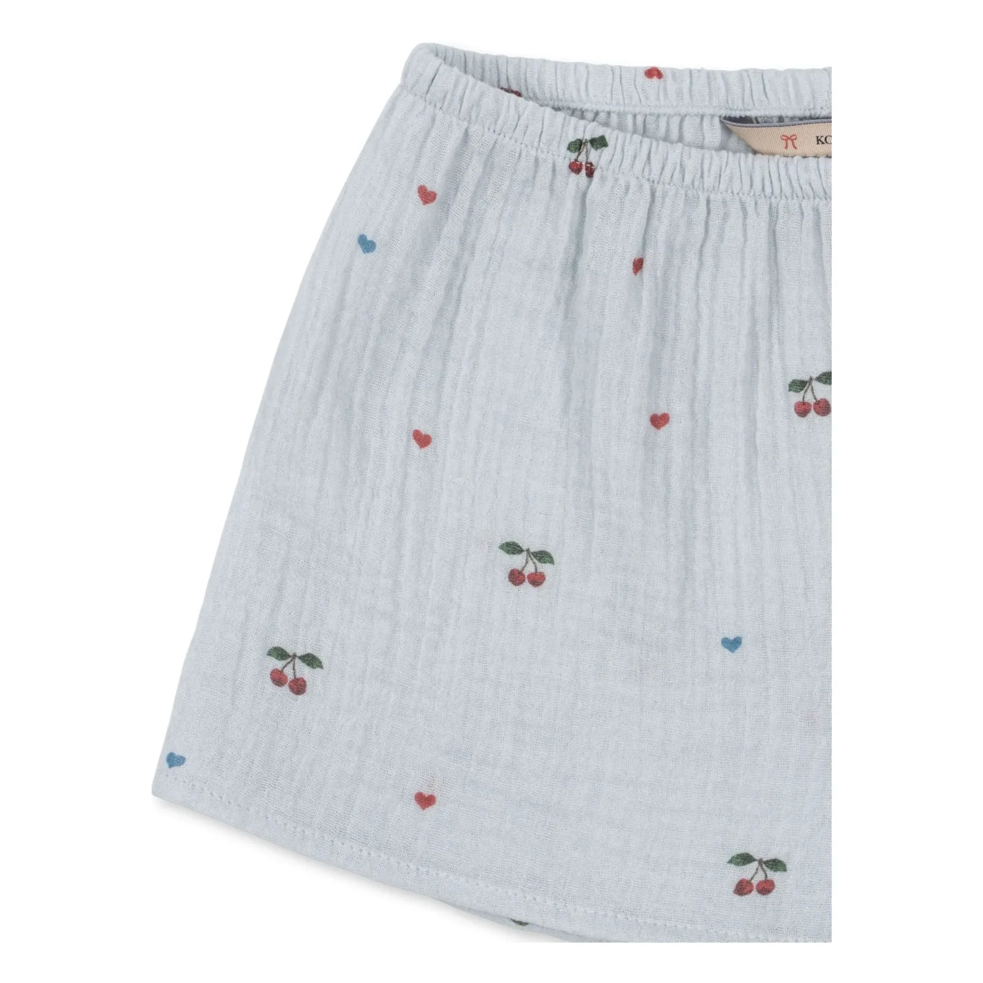Konges Sløjd - Pale Blue Organic Cotton Shorts | Coconut Cherry