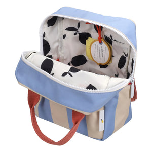 Sticky Lemon - Small Striped Backpack | Blue