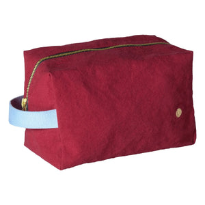 La cerise sur le gâteau - Cube cosmetic bag | Cherry Red