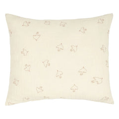 Nobodinoz - Wabi-Sabi Hoshi Birds pillowcase | Cream