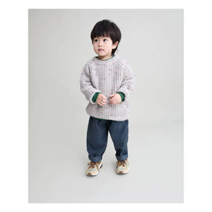 Búho - Botonato Chiné Sweater | Gray