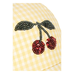 Konges Sløjd - Etta Cherry Patterned Bath Towel | Yellow