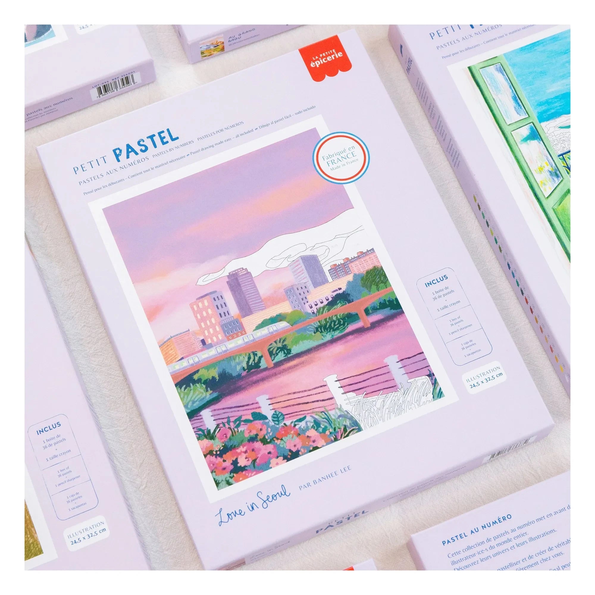 La Petite Épicerie - Pastel number coloring set - Love in Seoul