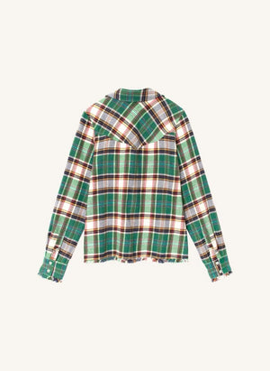 Xirena - Jadestone Cotton Plaid Shirt | Green