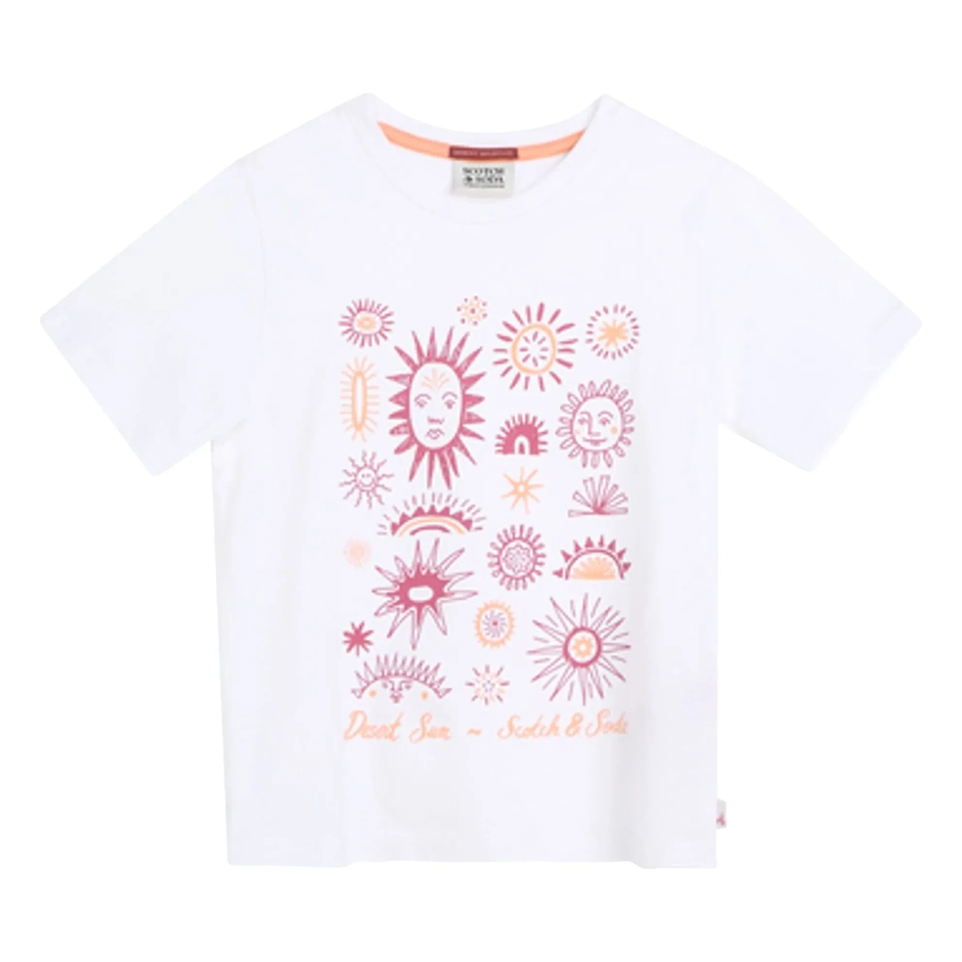 Scotch & Soda - Floral Pattern T-Shirt | White
