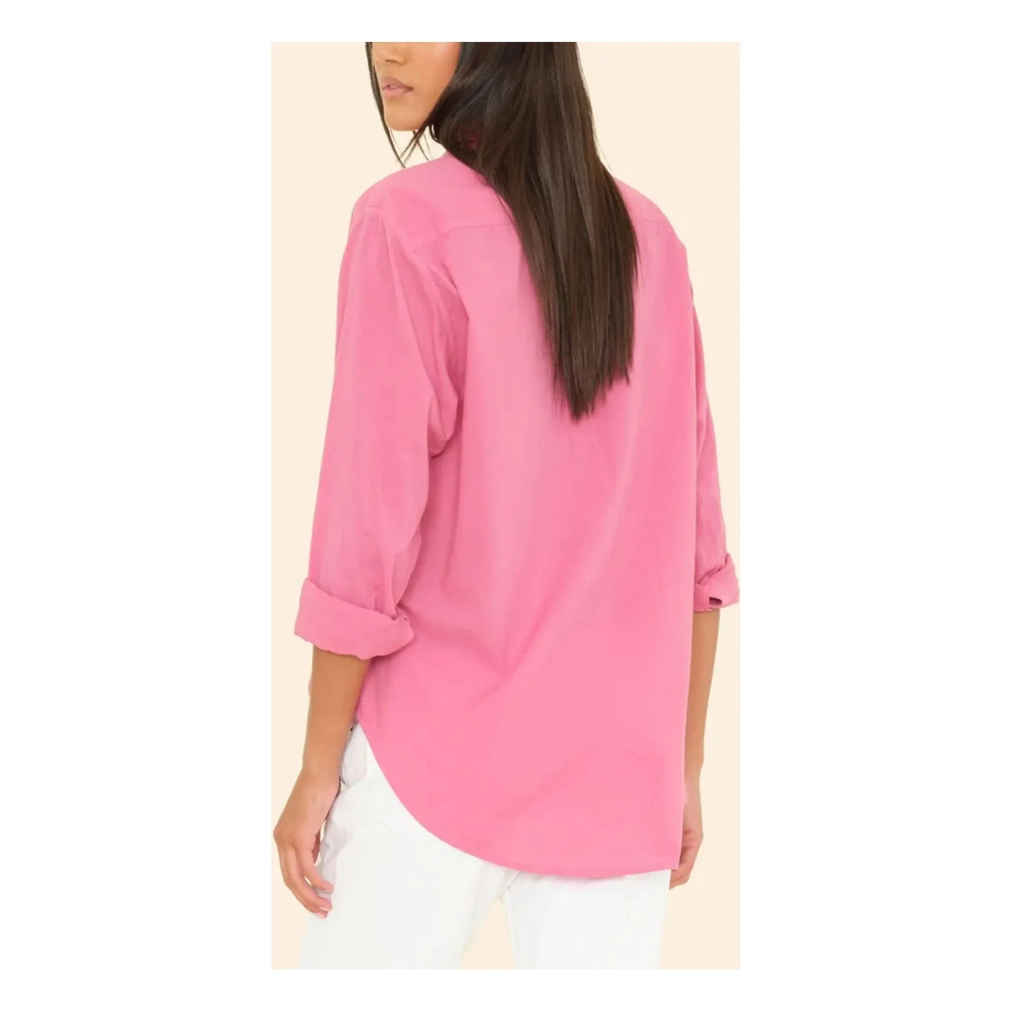 Xirena - Beau Cotton Poplin Shirt | Raspberry