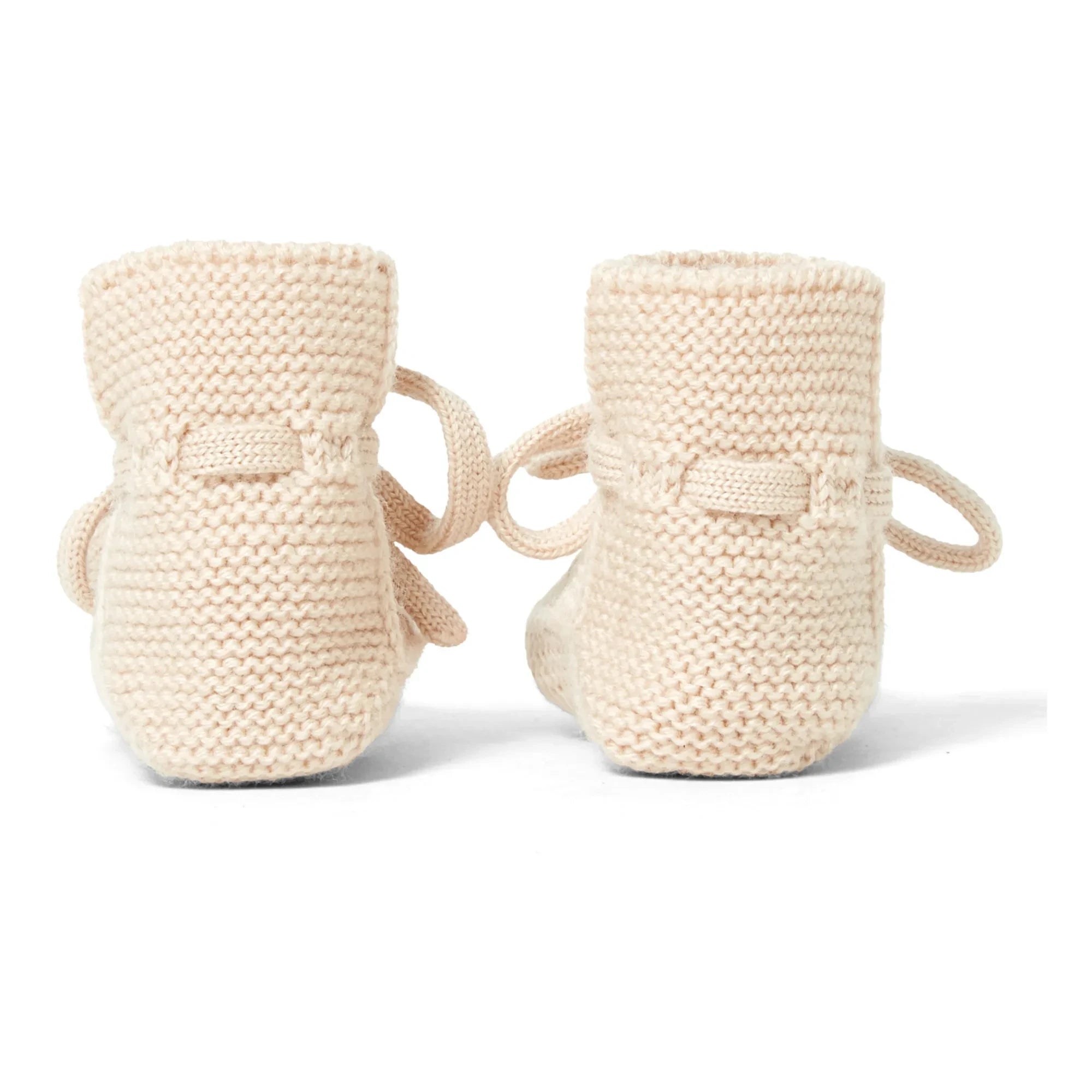 Hvid - Merinos Yün Patikler | Kum