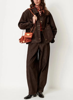 Sessùn - Carles Organic Cotton Jeans | Chocolate
