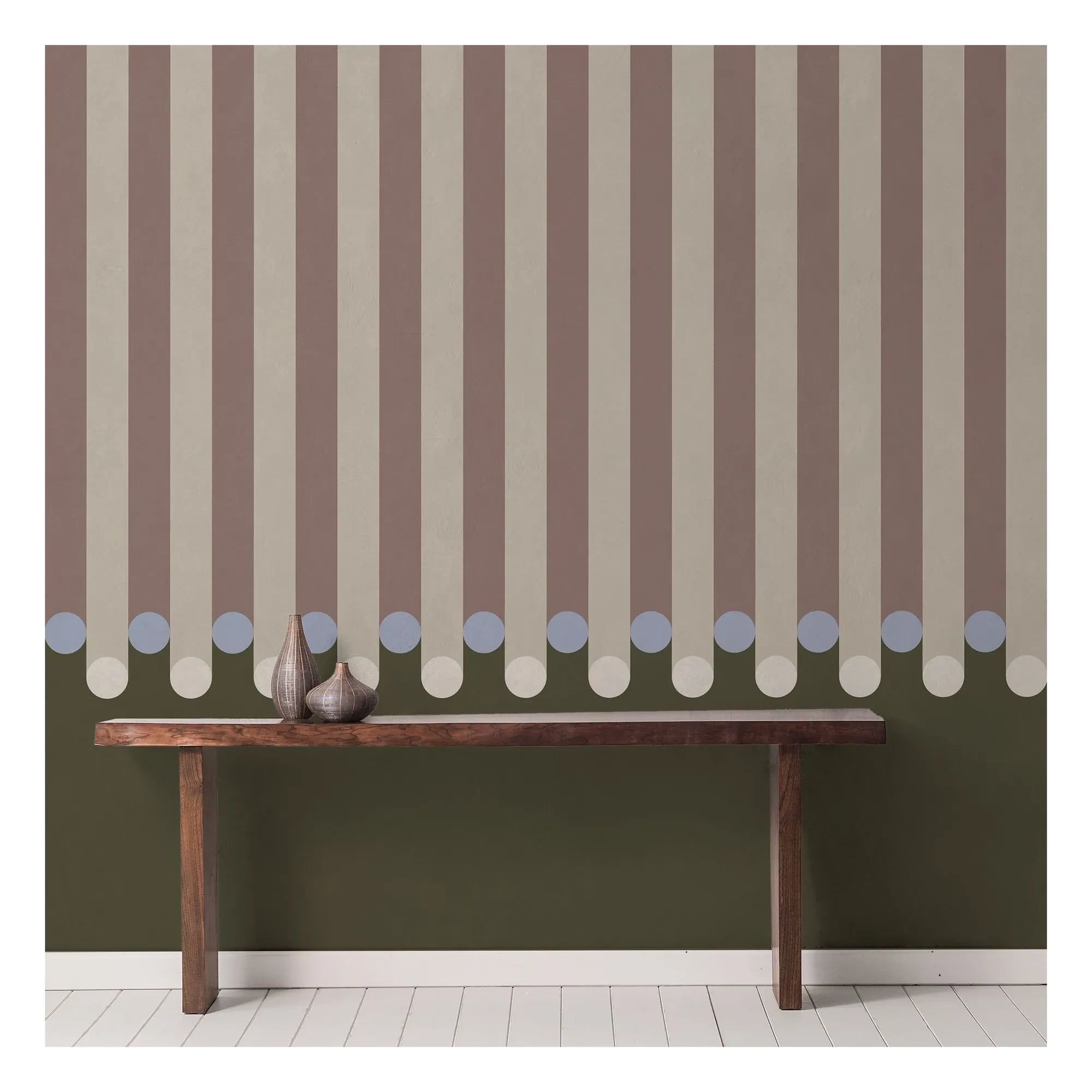 Edito - Dott Wallpaper - 4 Rolls | Khaki