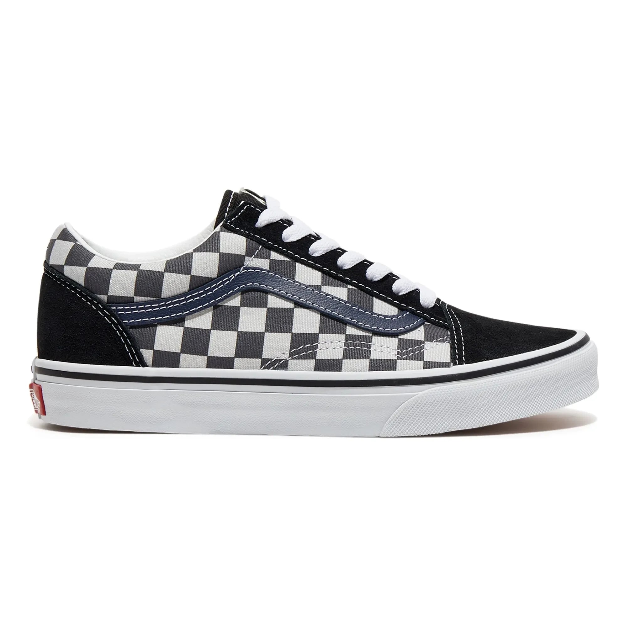 Vans - Old Skool Tonal Check Sneakers Laces | Navy Blue