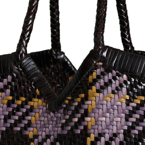 Vipera - Monet Madras Leather Bag | Blue