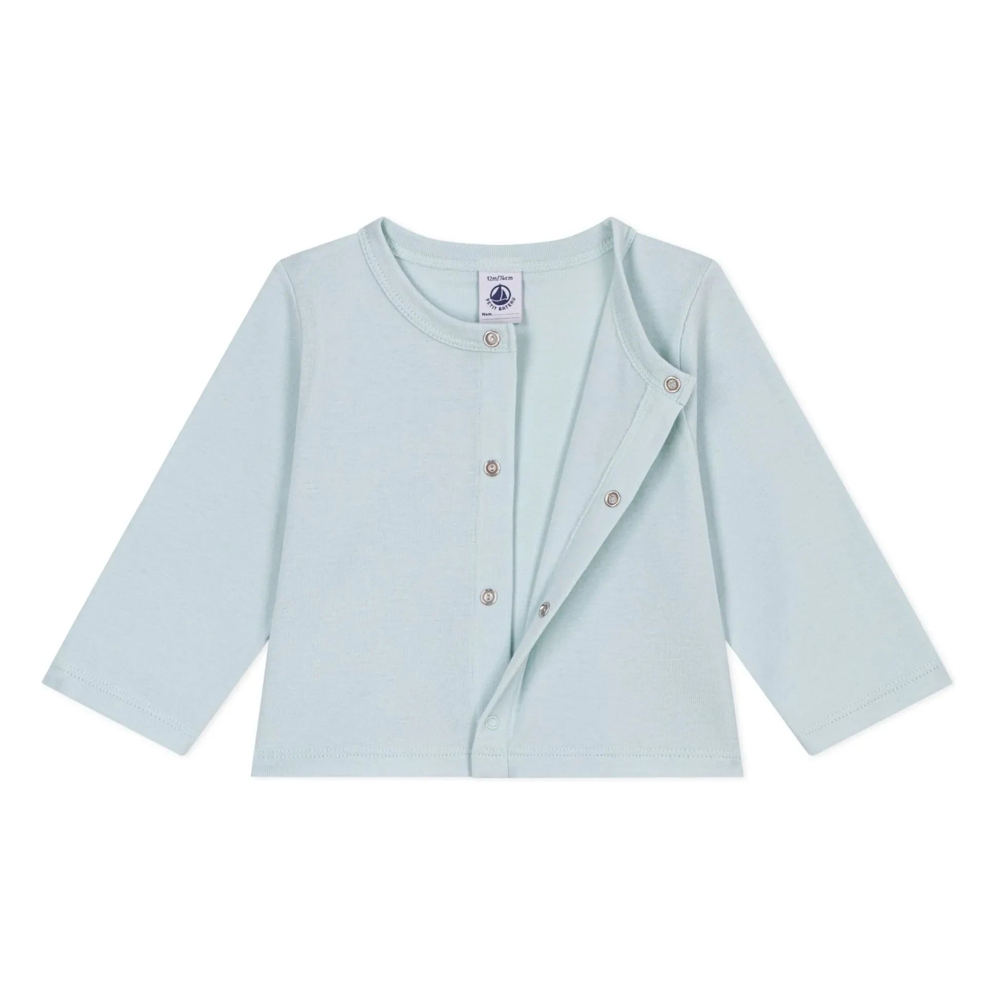 Petit Bateau - Organic Cotton Cardigan | Turquoise