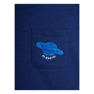 Mini Rodini - Planet Cotton Organic T-Shirt | Blue