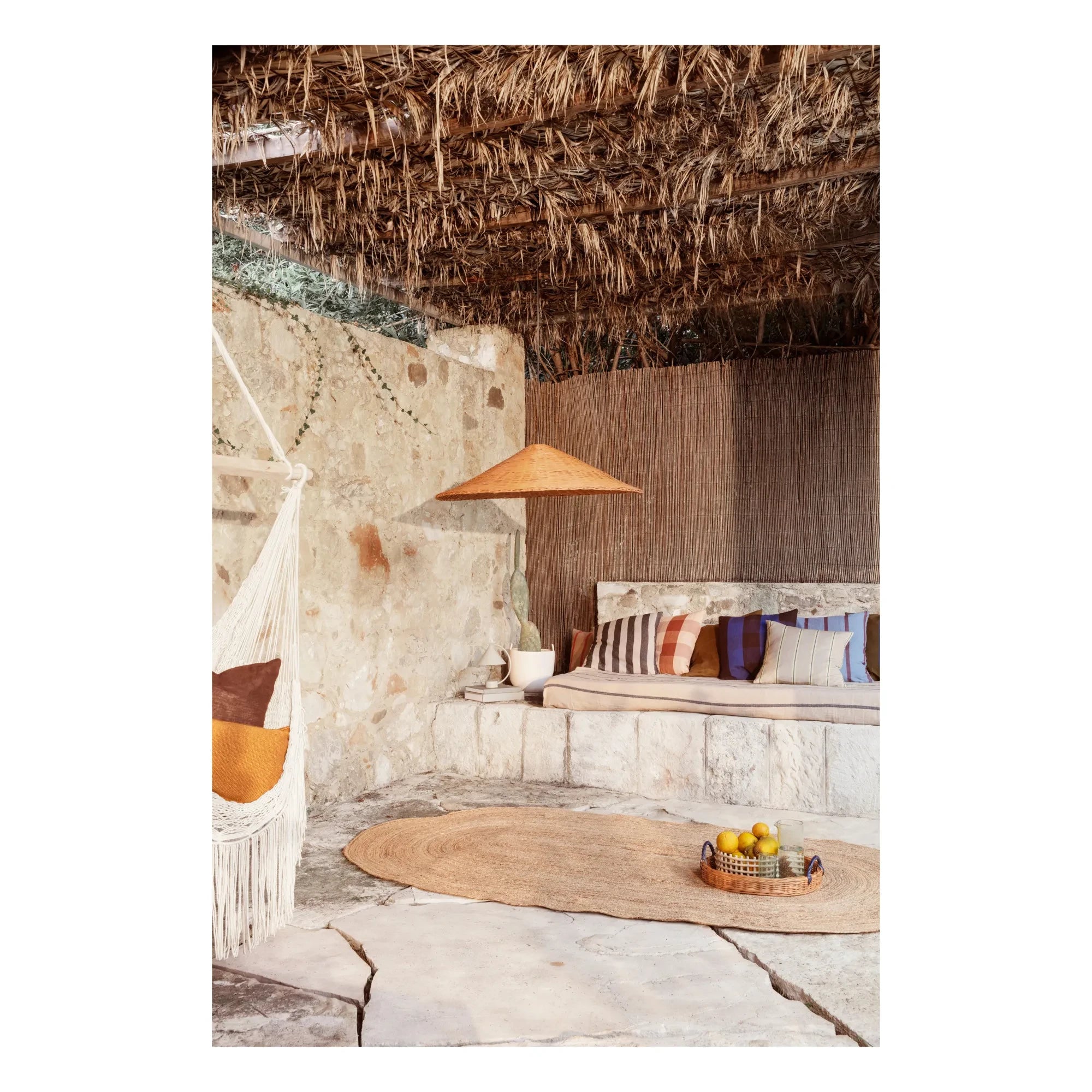 Ferm Living - Dou Rattan Lampshade