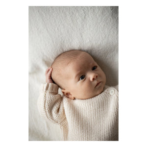 1+ in the family - Jonas Merino Wool Sweater | Ecru
