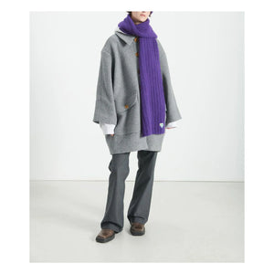 American Vintage - Vitow Yün ve Alpaka Atkı | Patlıcan