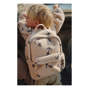 Konges Sløjd - Backpack Sherpa Jody Anchors Made from Recycled Fiber | Beige