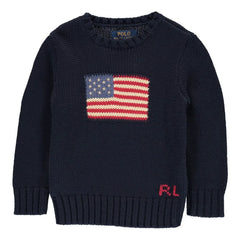Ralph Lauren - Flag Sweater | Navy Blue