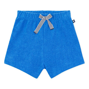 Petit Bateau - Uni Terry Shorts | Royal Blue