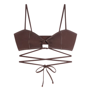 Icone - Greta Mayo Top | Coffee
