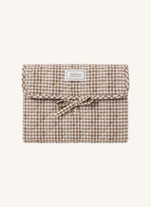 Editions Aimable - Marcel Nomad Mattress | Noisette Vichy Cotton