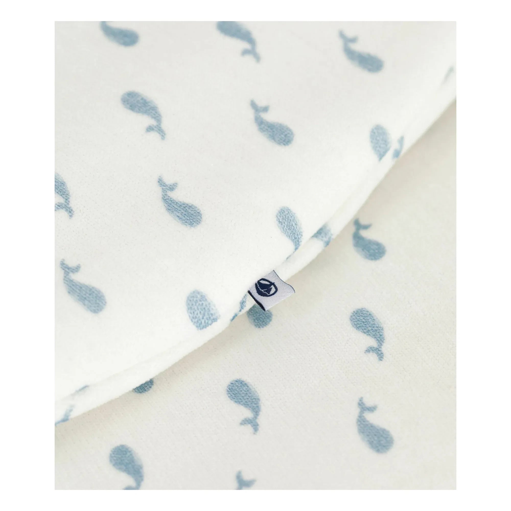 Petit Bateau - Whale Sleep Suit | White