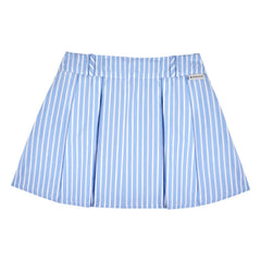 Mipounet - Sia Striped Pleated Skirt | Light Blue
