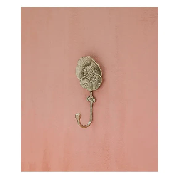 Doing Goods - Mia Poppy Mat Brass Coat Hook | Gold