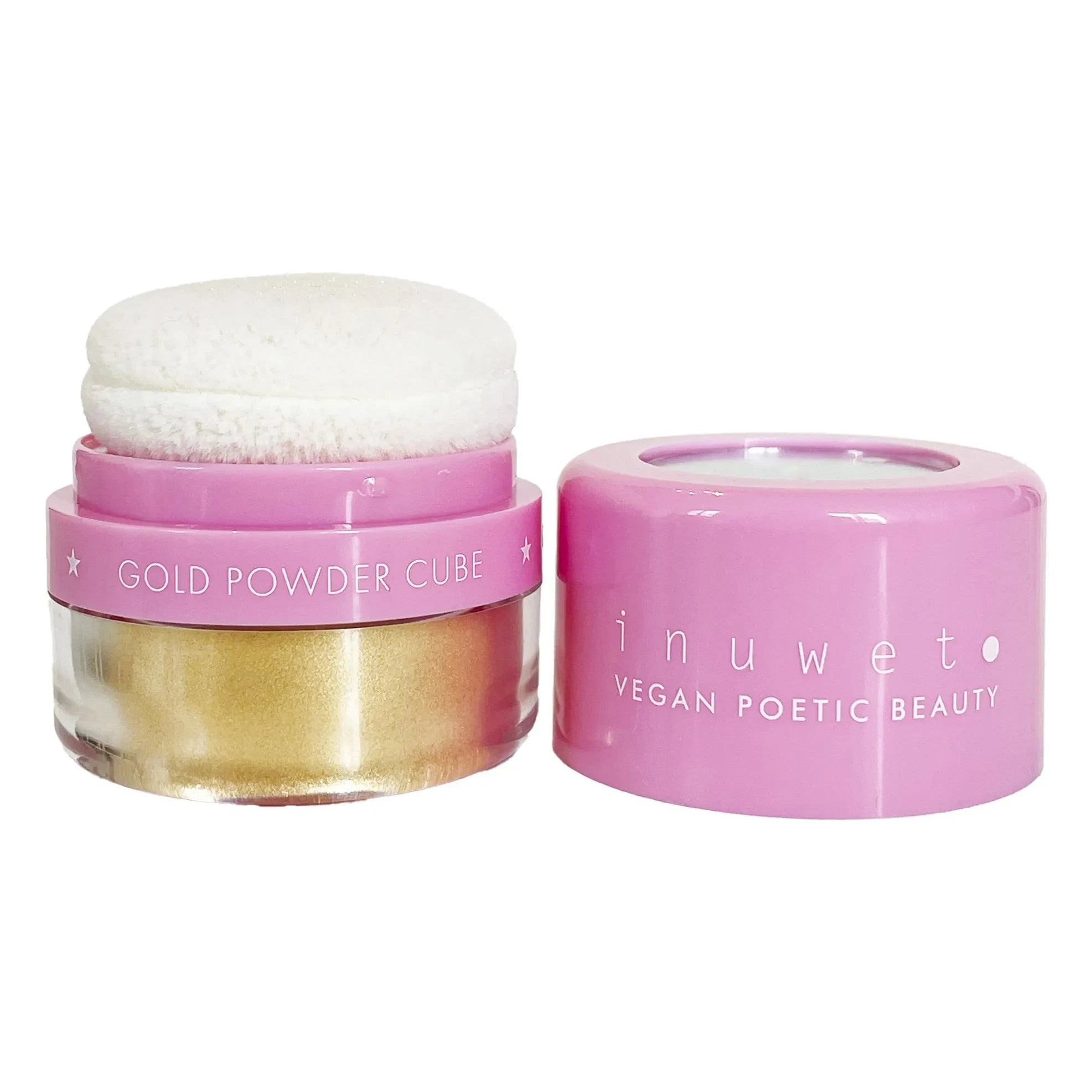 Inuwet - Gold Glitter Powder Cube