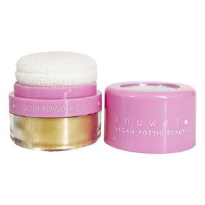 Inuwet - Gold Glitter Powder Cube