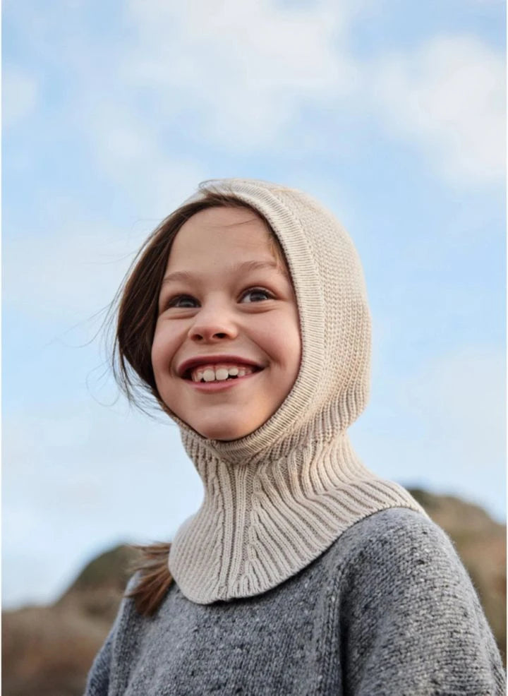 Liewood - Theodor Merino Wool Balaclava | Cream