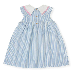 Goldie + Ace - Striped Sailor Dress | Blue