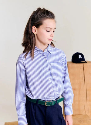AO76 - Striped Shirt | Blue