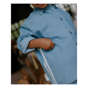 Fliink - Donny Denim Shirt | Light Blue