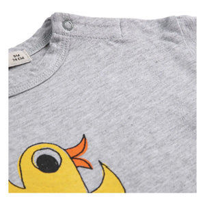 Bobo Choses - Organic Cotton Bird T-Shirt | Heather Grey