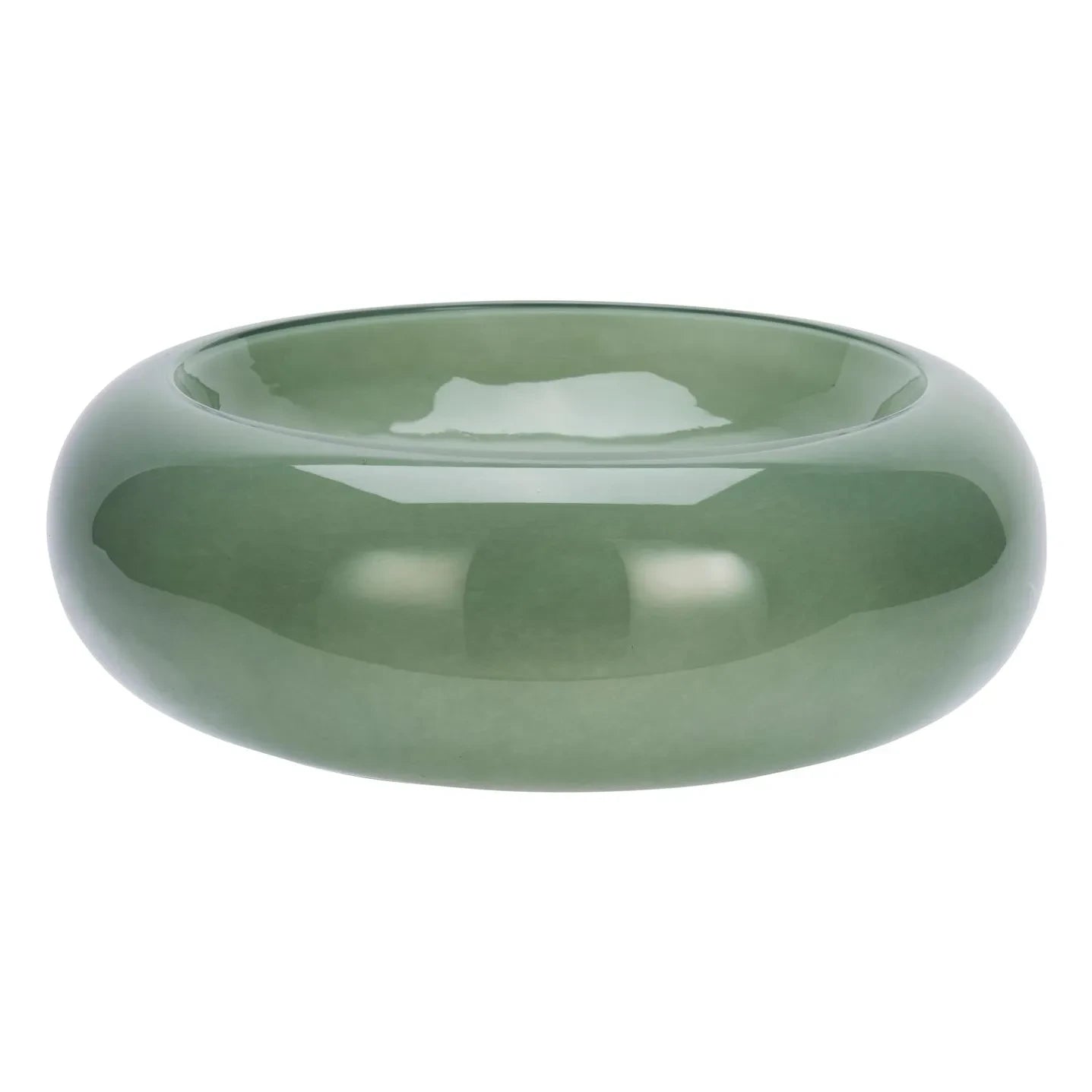 Madam Stoltz - Glass Bowl | Green