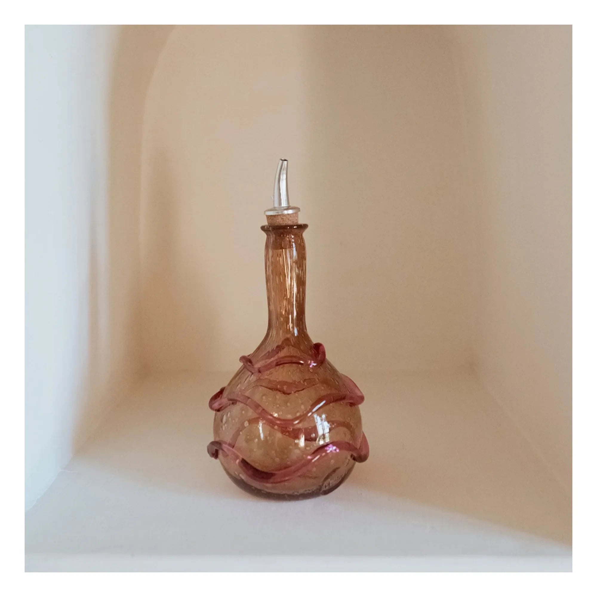 Denise - Romeo Glass Oil Dispenser | Pink
